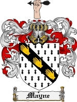 Mayne coat of arms family crest download