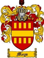 Mays coat of arms family crest download