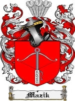 Mazik coat of arms family crest download