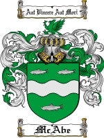 Mcabe coat of arms family crest download