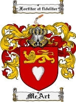 Mcart coat of arms family crest download