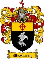 Mcavaddy coat of arms family crest download