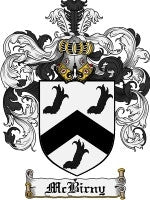 Mcbirny coat of arms family crest download
