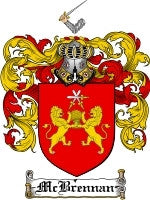 Mcbrennan coat of arms family crest download