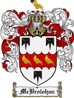 Mcbrolohan coat of arms family crest download