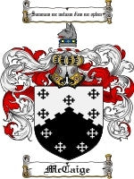 Mccaige coat of arms family crest download