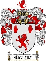 Mccalla coat of arms family crest download