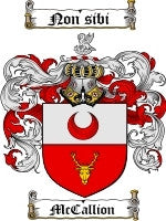 Mccallion coat of arms family crest download