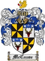 Mccause coat of arms family crest download