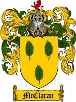 Mcclaran coat of arms family crest download