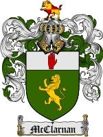 Mcclarnan coat of arms family crest download