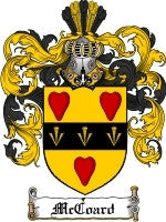Mccoard coat of arms family crest download