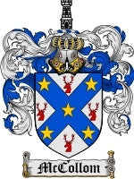 Mccollom coat of arms family crest download