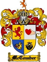 Mccomber coat of arms family crest download