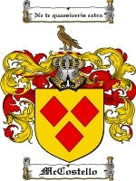 Mccostello coat of arms family crest download