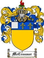 Mccreamer coat of arms family crest download