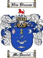 Mcdanielir coat of arms family crest download