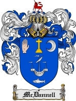 Mcdannell coat of arms family crest download