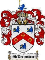 Mcdermottroe coat of arms family crest download