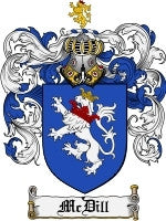 Mcdill family crest coat of arms emailed to you within 24 hours ...