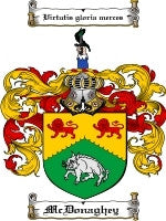 Mcdonaghey coat of arms family crest download