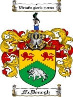 Mcdonogh coat of arms family crest download