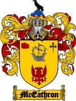 Mceathron coat of arms family crest download