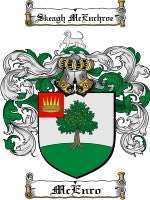 Mcenro coat of arms family crest download