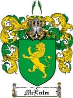 Mcentee coat of arms family crest download