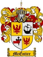 Mcentire coat of arms family crest download
