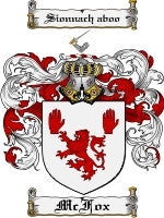 Mcfox coat of arms family crest download