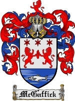 Mcgaffick coat of arms family crest download