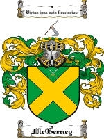Mcgeeney coat of arms family crest download