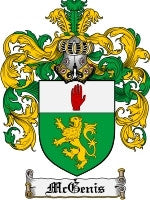 Mcgenis coat of arms family crest download