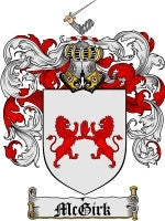 Mcgirk coat of arms family crest download