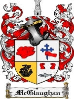 Mcglaughan coat of arms family crest download
