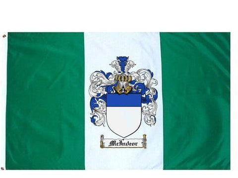 Mcindeor family crest coat of arms flag