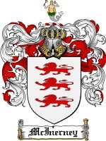 Mcinerny coat of arms family crest download