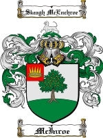 Mcinroe coat of arms family crest download