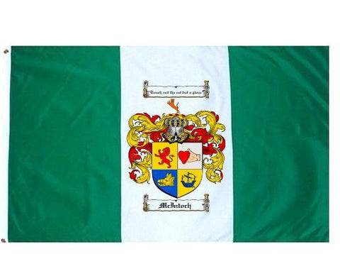 Mcintoch family crest coat of arms flag