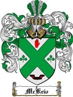 Mckew coat of arms family crest download