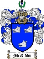 Mckiddy coat of arms family crest download