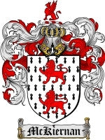 Mckiernan coat of arms family crest download