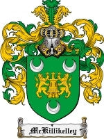 Mckillikelley coat of arms family crest download