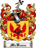 Mckune coat of arms family crest download