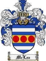 Mclea coat of arms family crest download