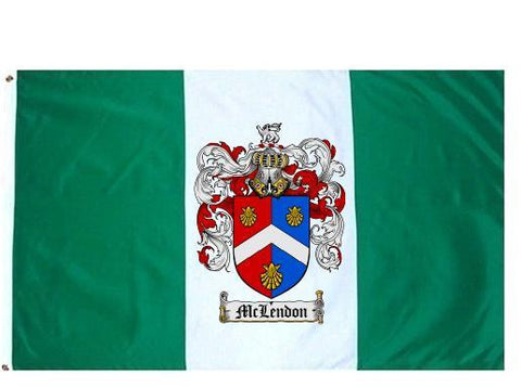 Mclendon family crest coat of arms flag