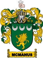 Mcmanus coat of arms family crest download