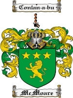 Mcmoare coat of arms family crest download