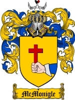 Mcmonigle coat of arms family crest download